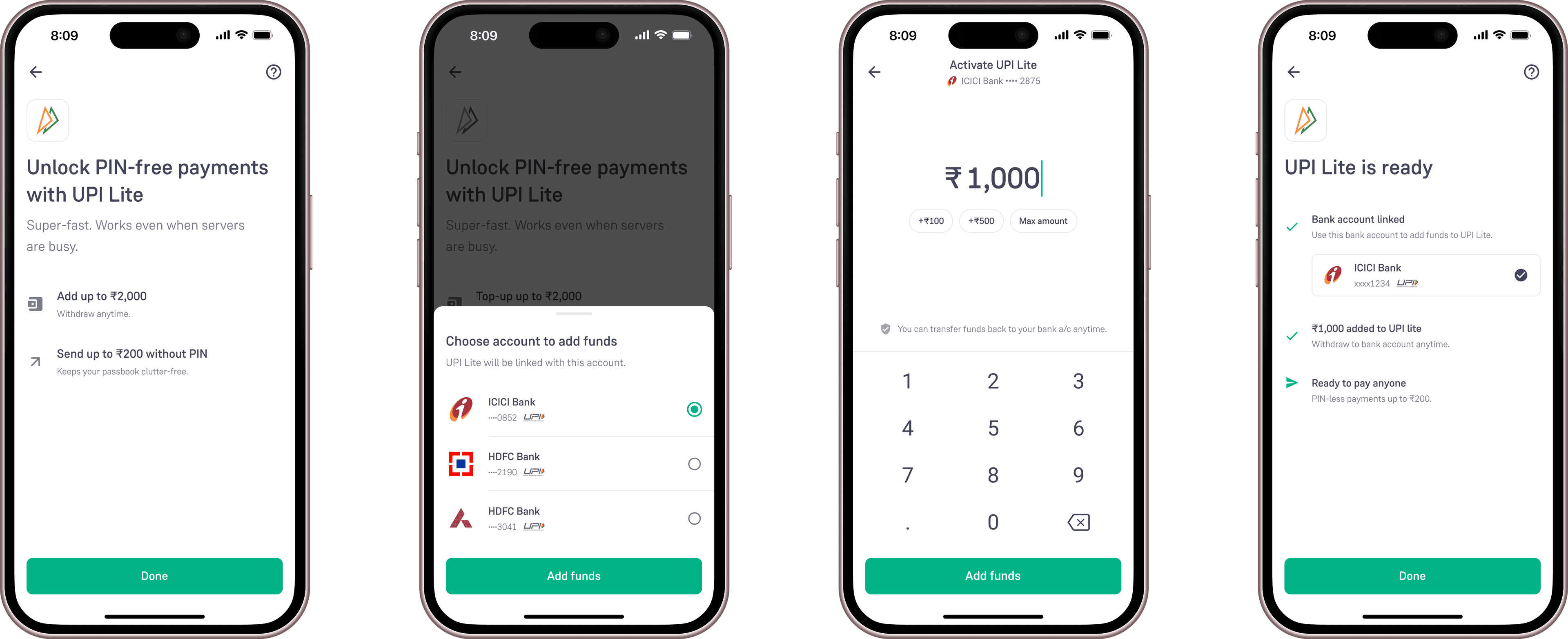 UPI Lite onboarding
